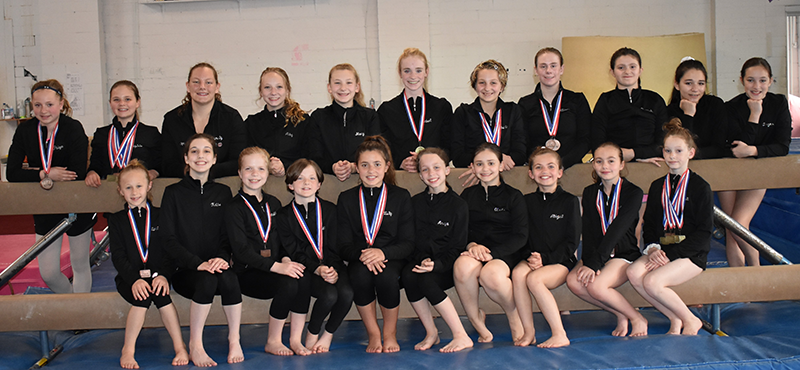 BACK ROW (left to right): Paige, Sophia, Emmaly, Abigail, Macy, Rachel, Madison, Alison, Hannah, Jadyn, Brynn
FRONT ROW (left to right): Emily, Katie, Molly M., Molly R., Lily, Anaya, Giada, Gabriella, Genavieve, Charli
NOT PICTURED: Gabby T., Samera, Megan H, Kyla